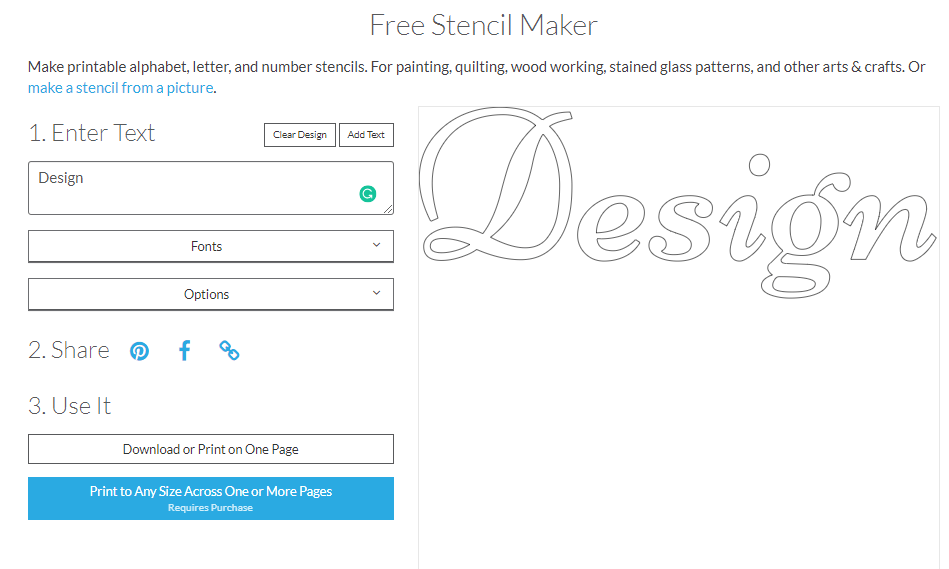 Free Stencil Maker