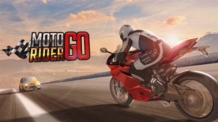Moto rider go highway