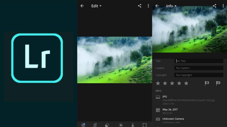 Adobe Photoshop Lightroom free for Android and iPhone
