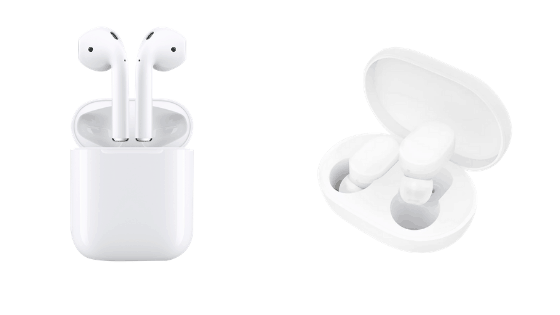 Apple AirPods and Xiaomi AirDots Pro : The difference