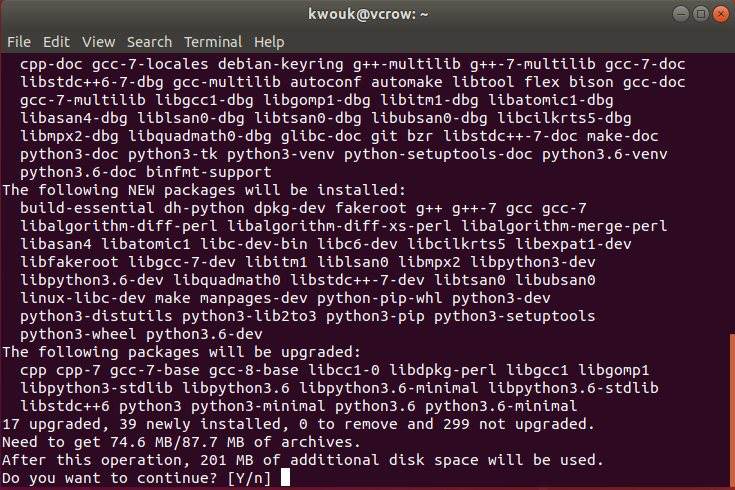 ubuntu pip3 install