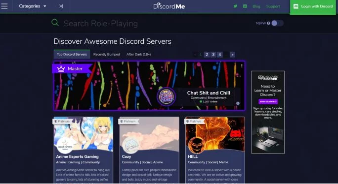 Guide to Find the Best servers on Discord Easily - Teknologya