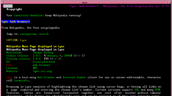 How to use Lynx to browse the web from a Linux terminal