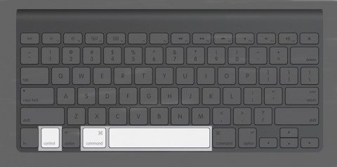 Mac keyboard screenshot
