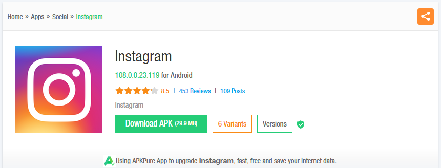 instagram photo downloader apk