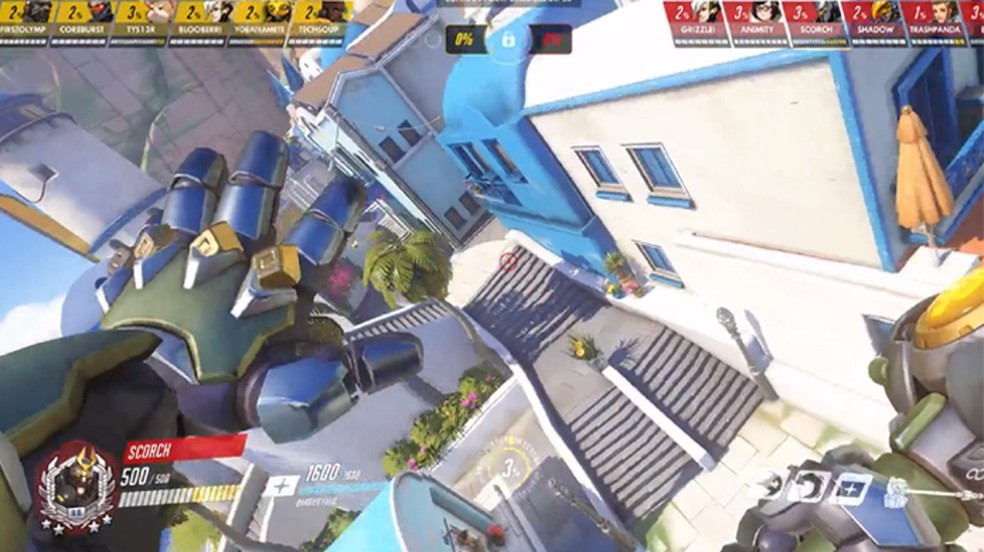 Overwatch bug causes heroes to become crooked and fly because of Mei's ice wall