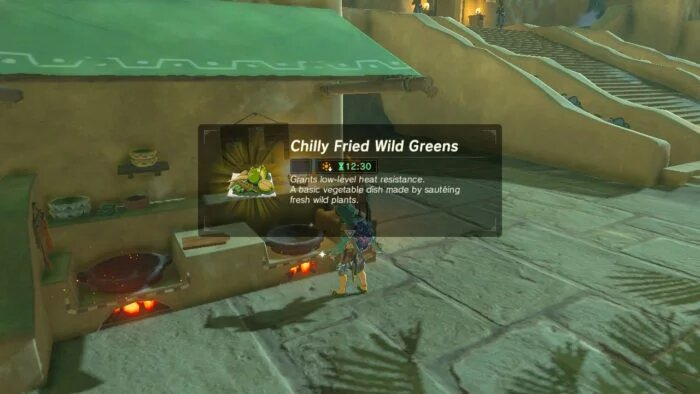 Chiily Fried wild Greens