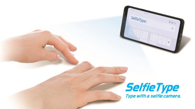 Samsung's SelfieType recognizes typing on any surface