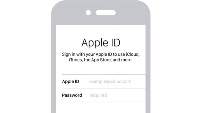 find apple id with password