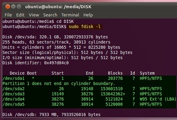 Create Ubuntu disk images using Live USB 1