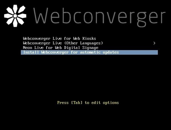 Webconverger