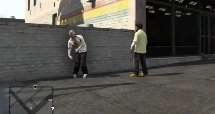 Hungry zombie GTA V