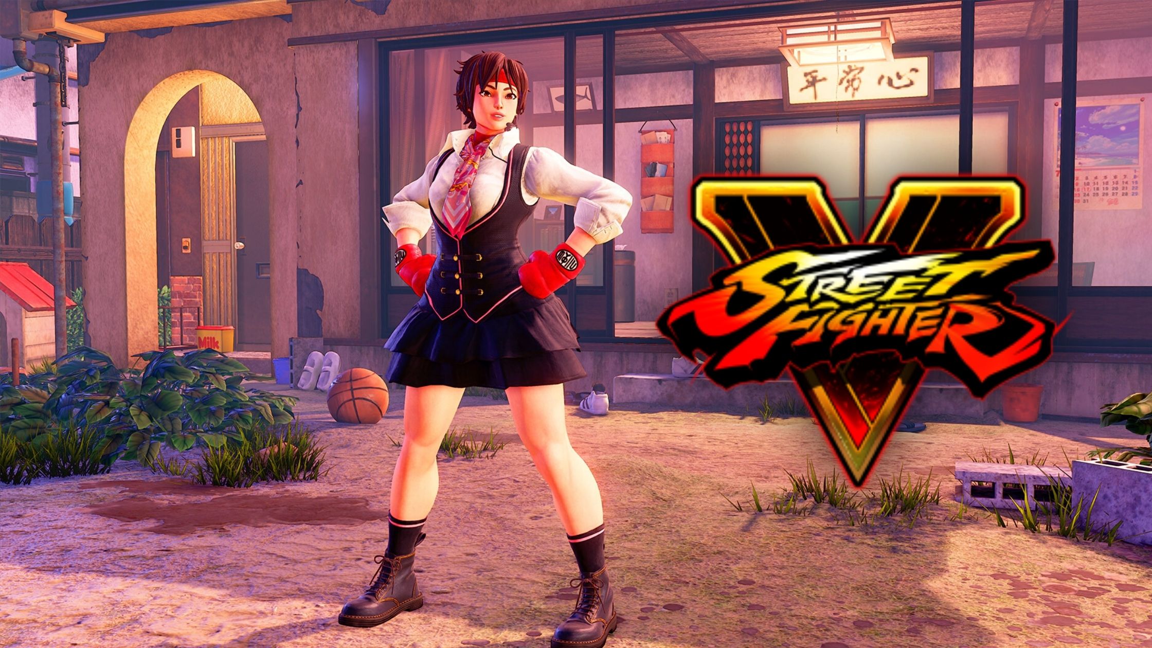 Sakura in Street Fighter V