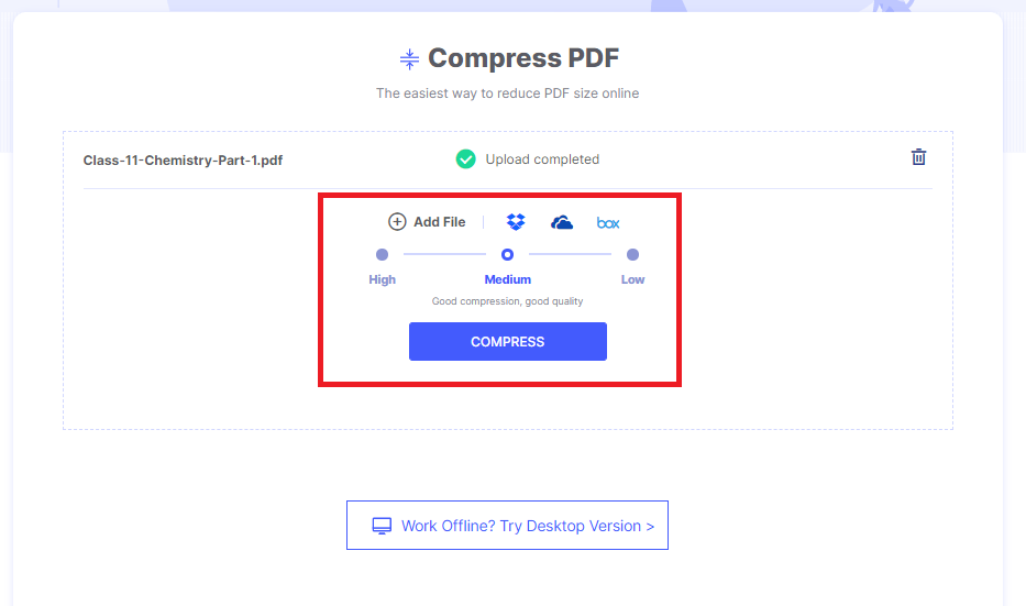How To Compress PDF Online With HiPDF 2