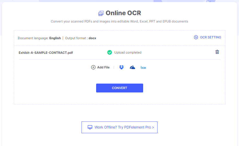 How To Use OCR By HiPDF 3