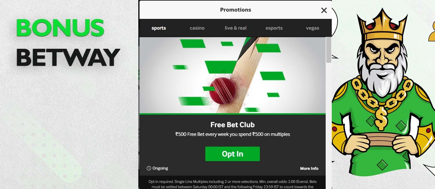 Betway Bonuses and Promotions