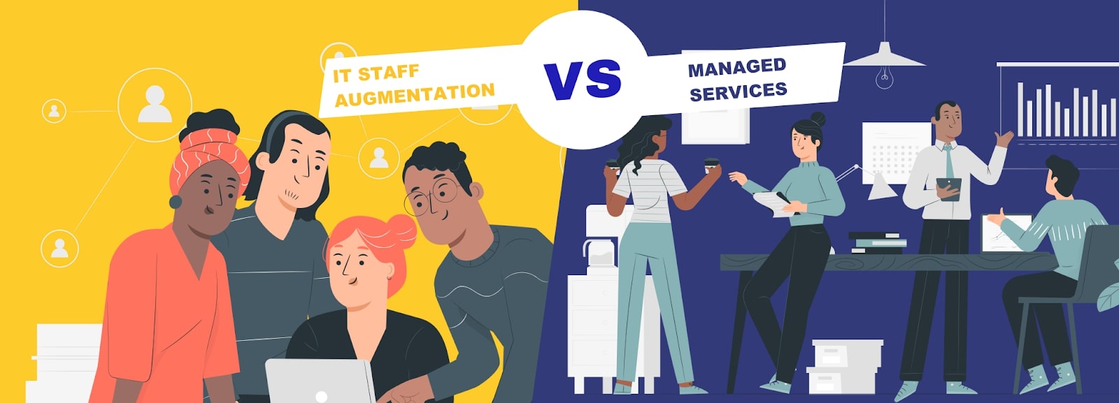 Distinction Between Managed Services and Staff Augmentation