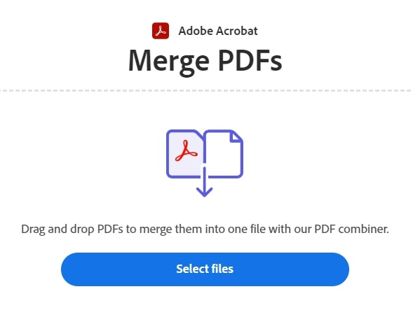 Adobe Acrobat Merge PDFs